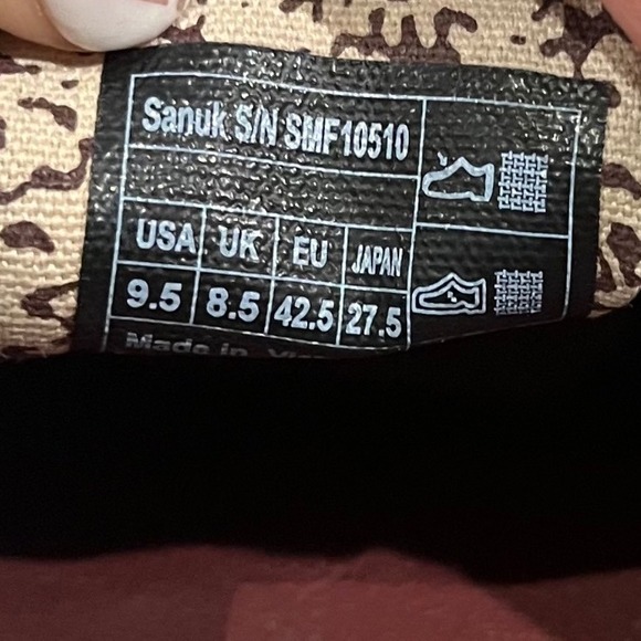 Sanuk Men's CASA Vintage‎ Flat Loafer Slip On Casual Shoes Tan Size 9.5 GUC - Picture 6 of 6